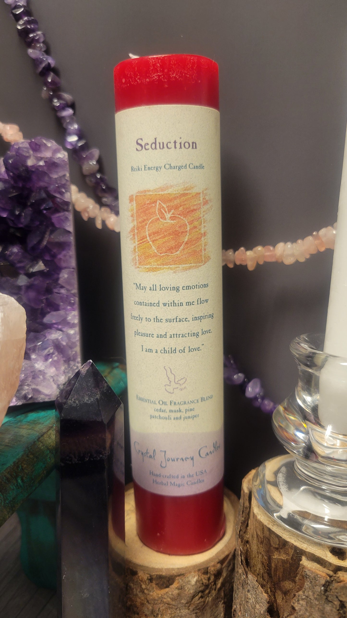 Seduction Crystal Journey Pillar
