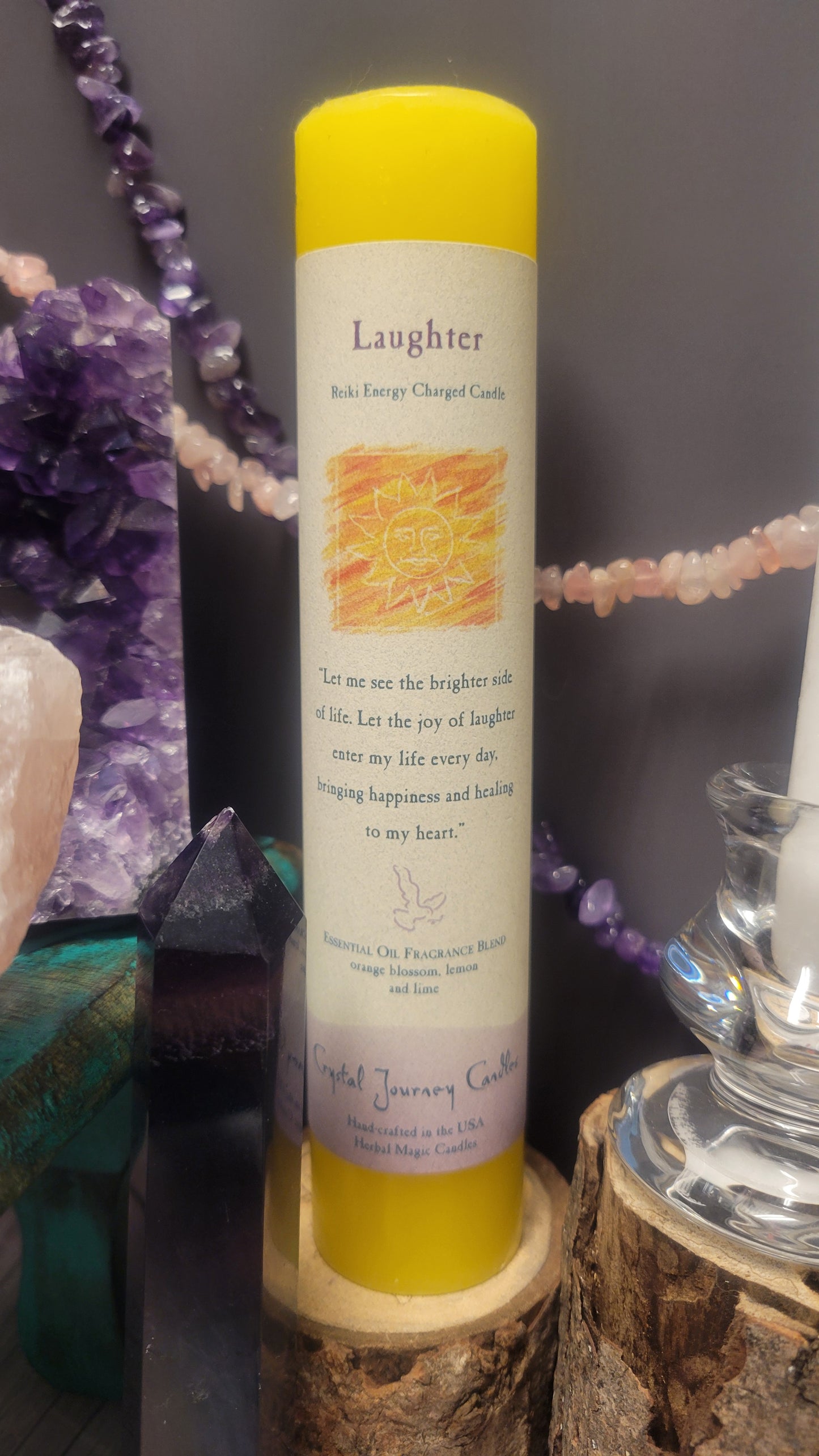 Laughter Crystal Journey Pillar