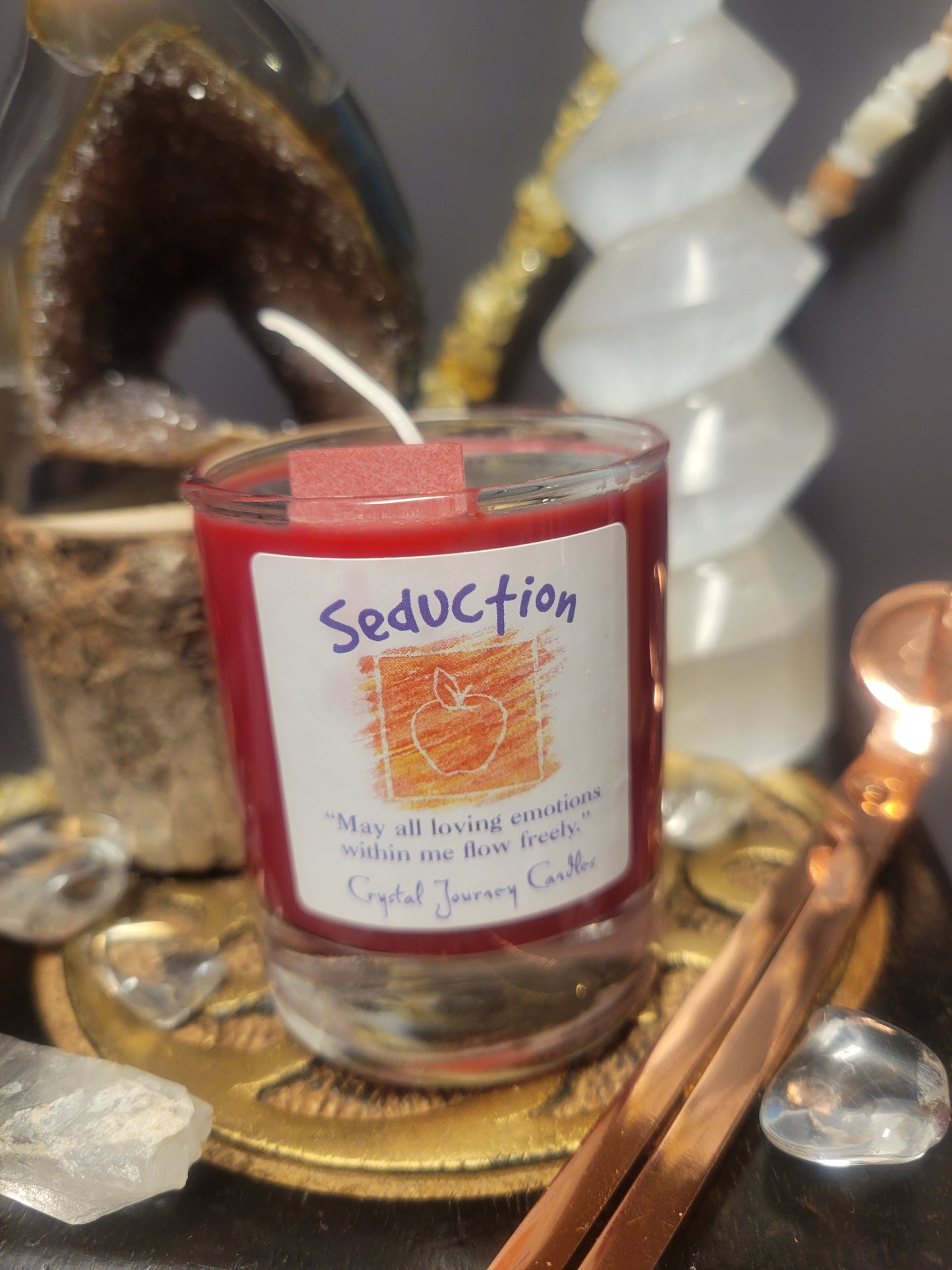 Seduction Crystal Journey Glass Votive