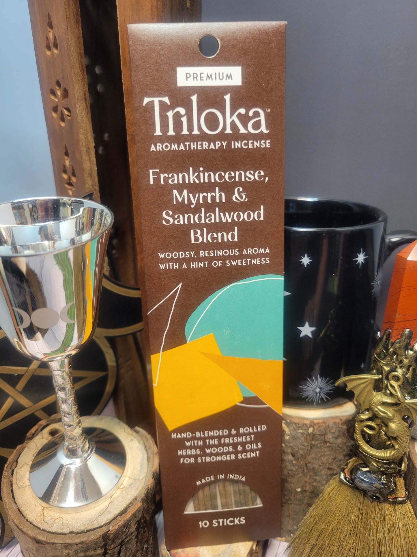 Frankincense, Myrhh & Sandalwood Triloka Premium Incense