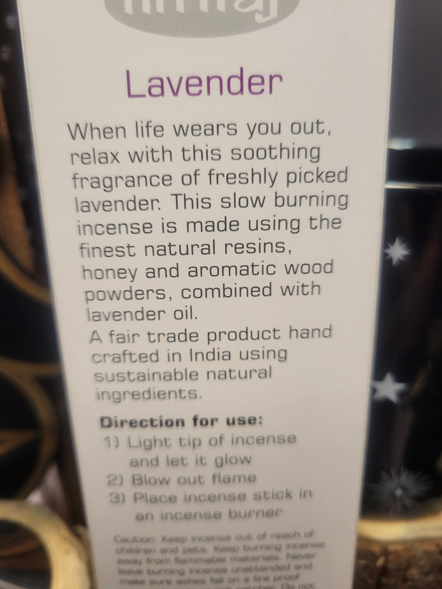 Nitiraj Lavender Incense