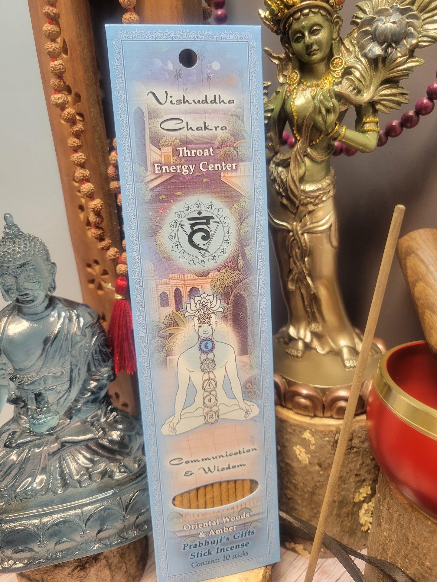 Vishuddha (Throat) - Communication & Wisdom Prabhuji's Gifts Incense