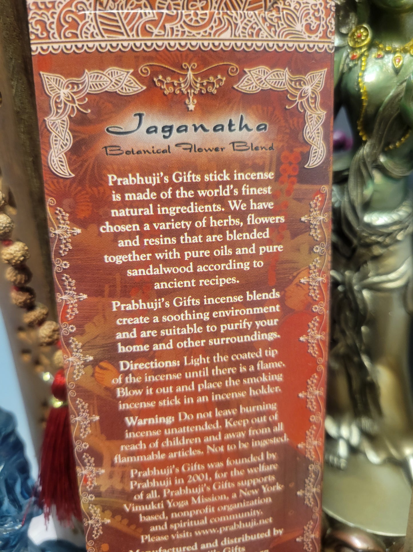 Jaganatha - Botanical Flower Blend Stick Incense