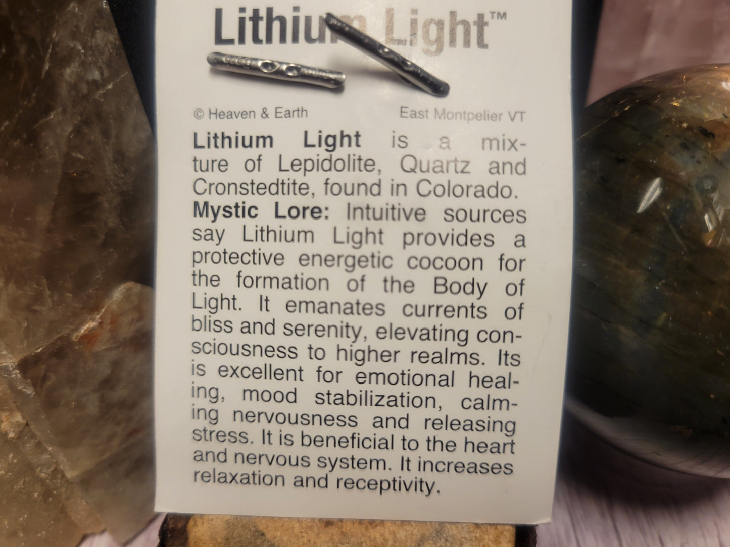 Lithium Light Heaven & Earth Pendant