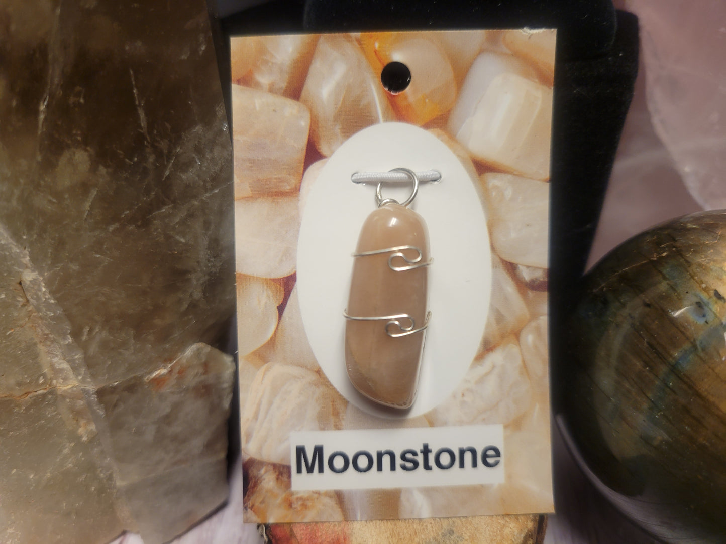 Moonstone Heaven & Earth Pendant