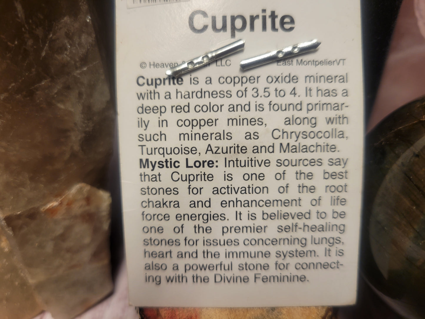 Cuprite Heaven & Earth Pendant