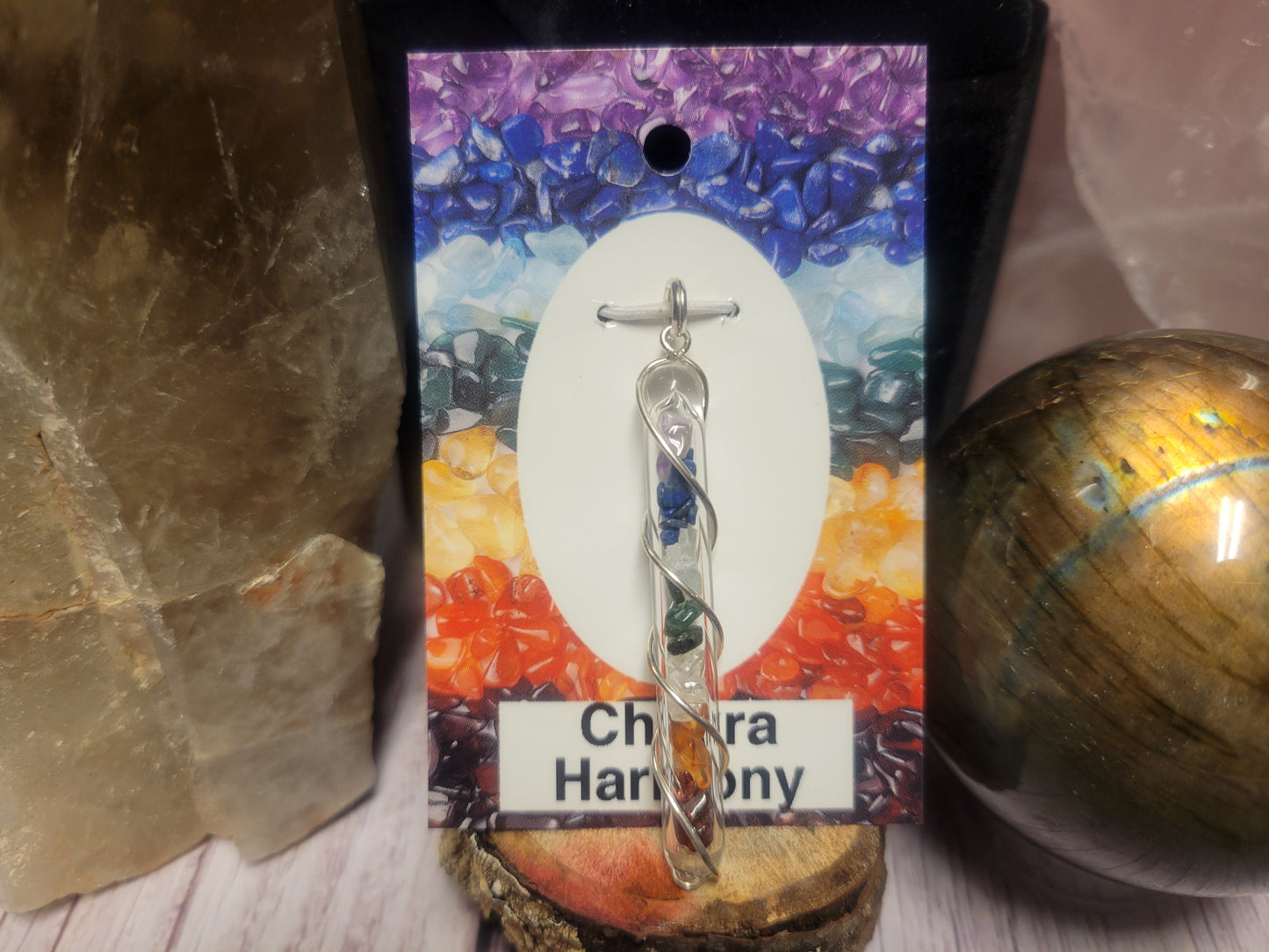 Chakra Vial Heaven & Earth Pendant