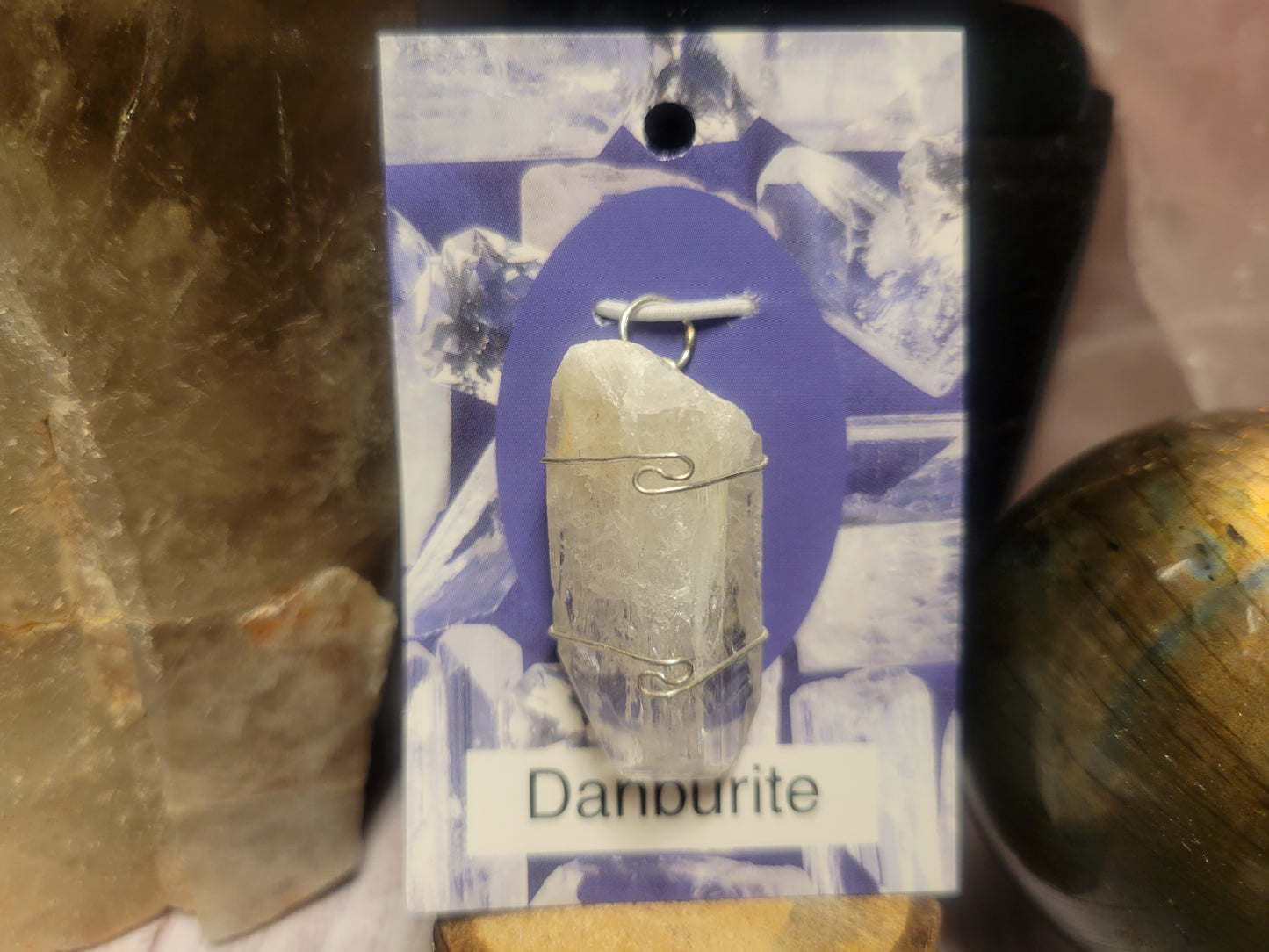 Danburite Heaven & Earth Pendant