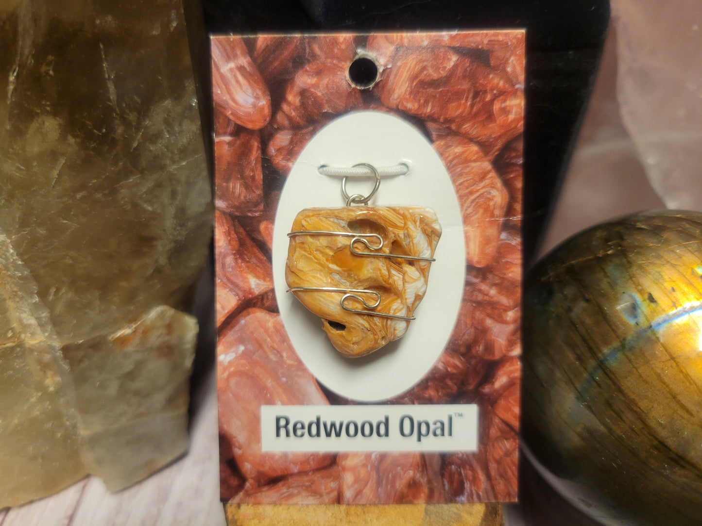 Redwood Opal Heaven & Earth Pendant