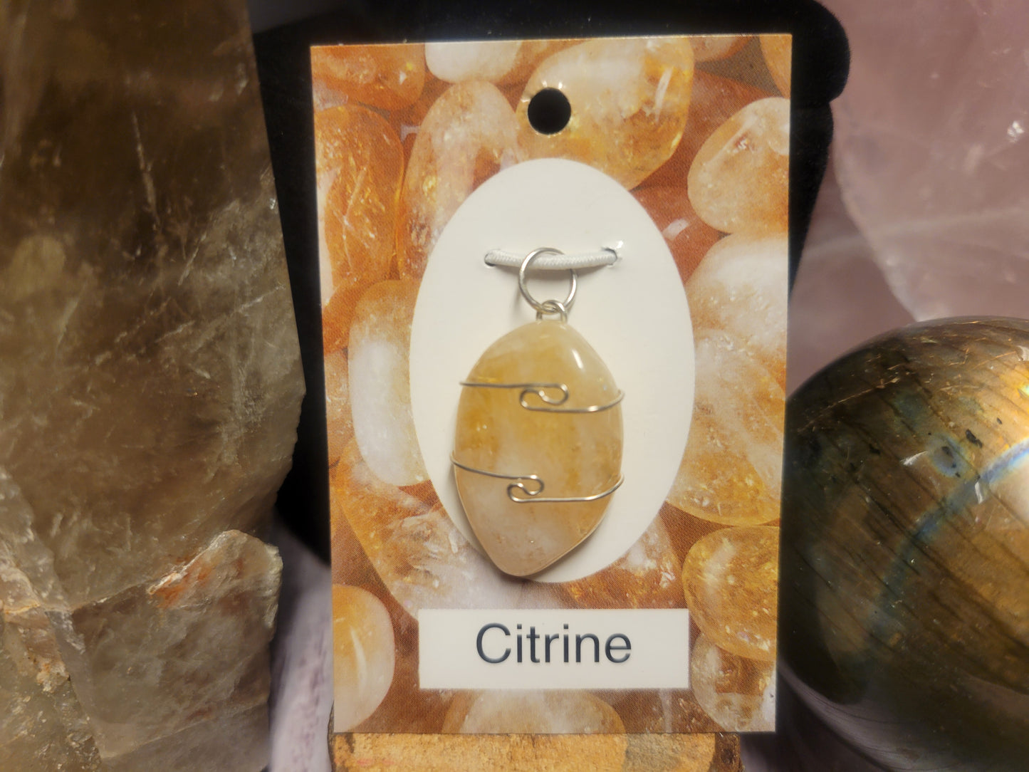 Citrine Heaven & Earth Pendant