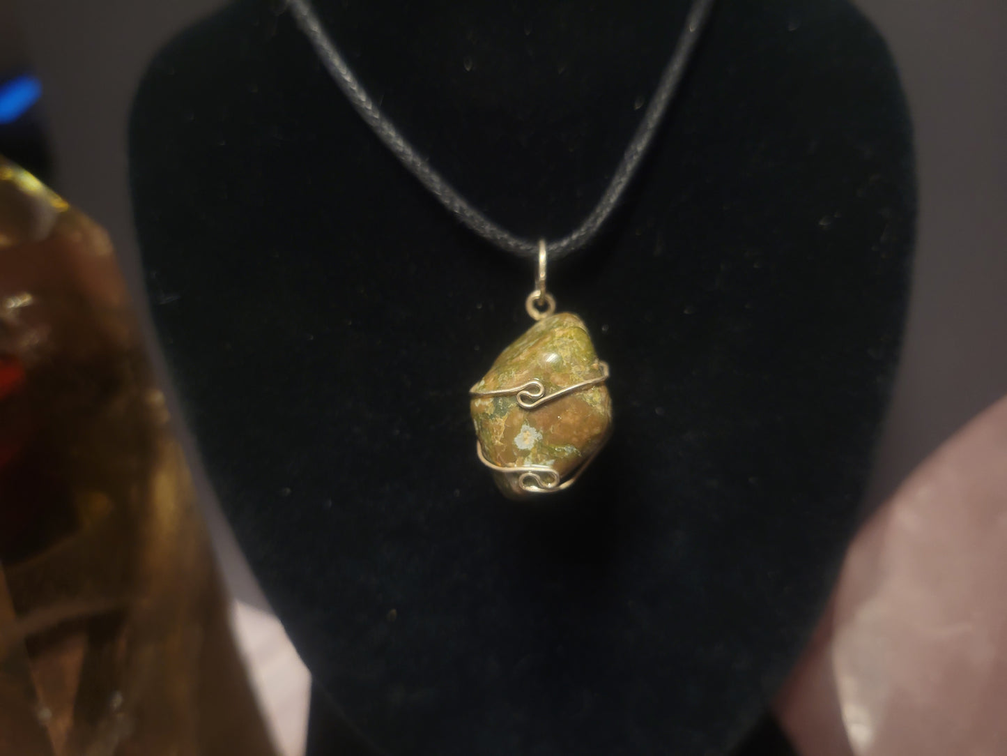 Rainforest Jasper Heaven & Earth Pendant