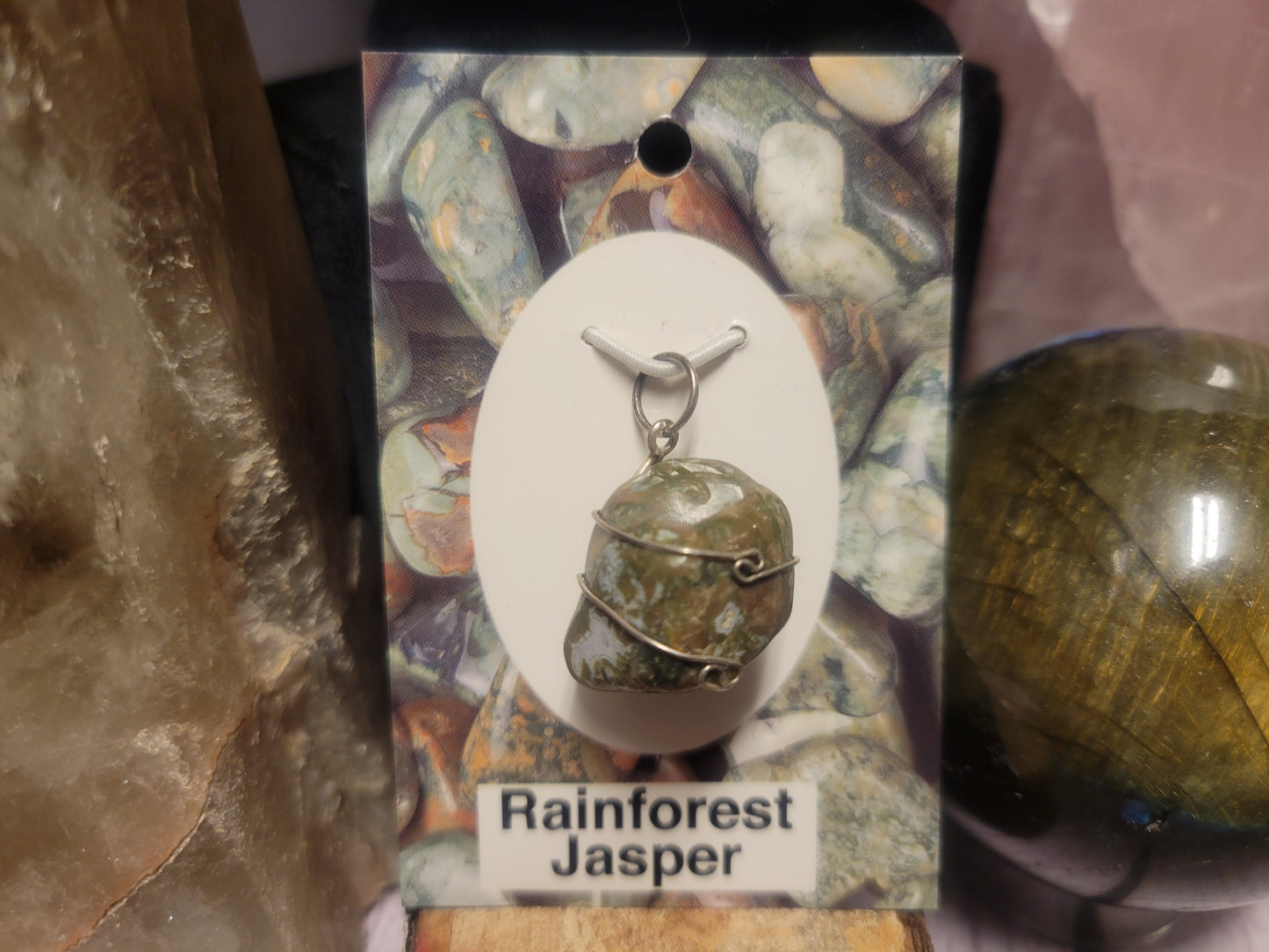 Rainforest Jasper Heaven & Earth Pendant