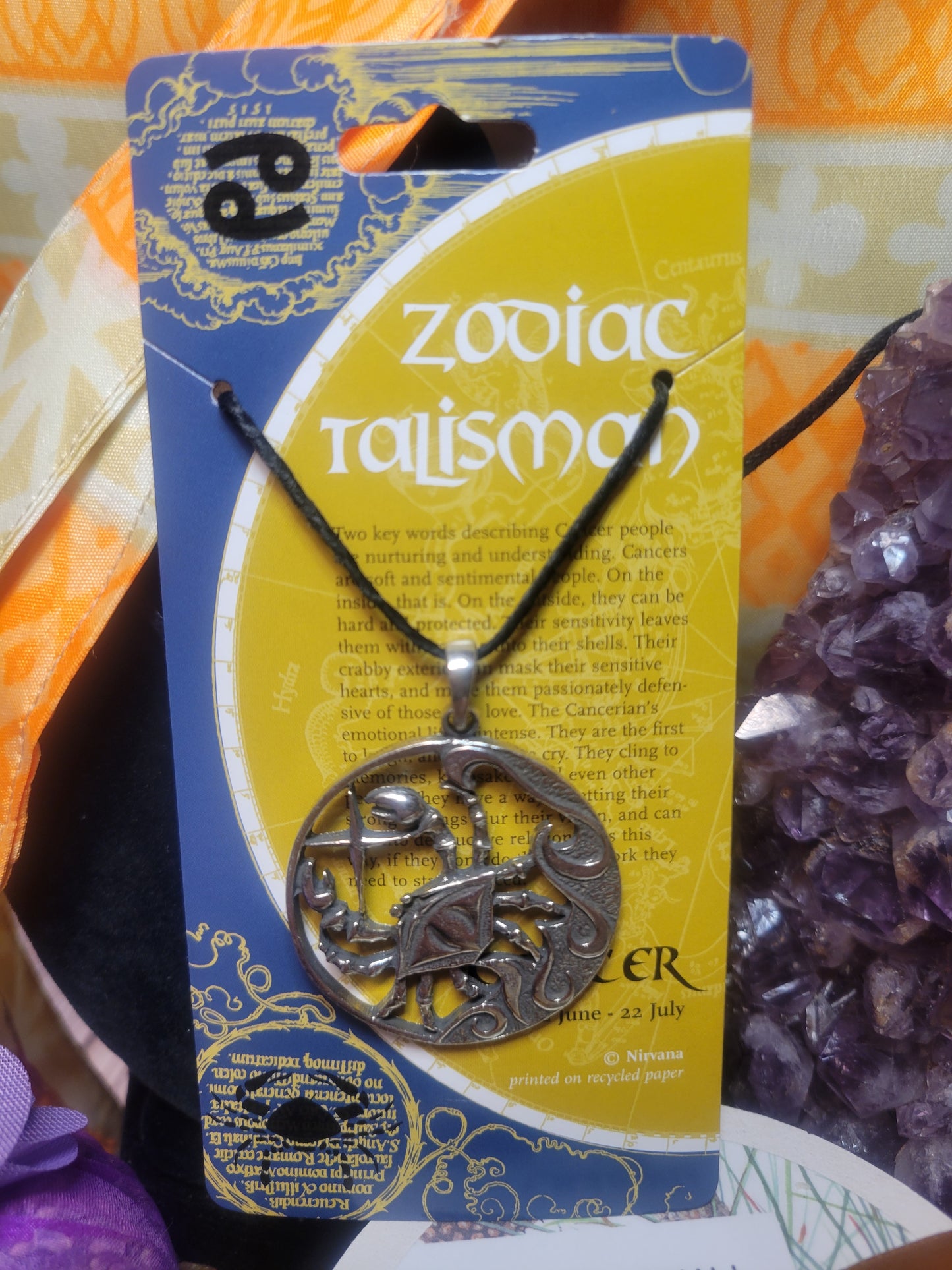 Zodiac Pendant - Cancer Talisman