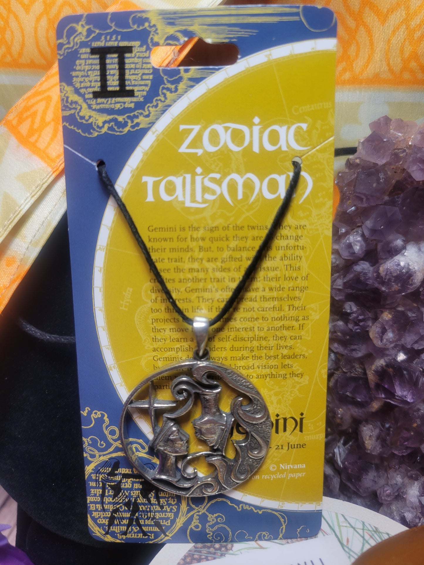 Zodiac Pendant - Gemini Talisman