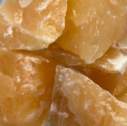Orange Calcite Rough, XXX-Large