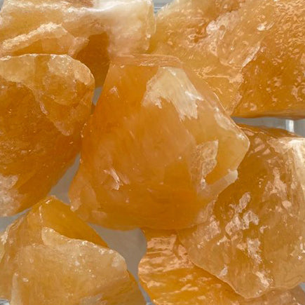 Orange Calcite Rough, XX-Large