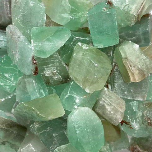 Green Calcite Rough, Small