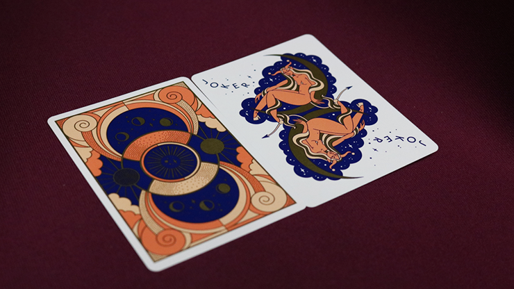 Lady Moon Playing Cards