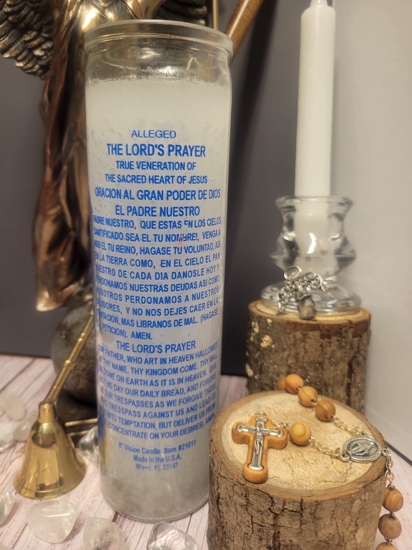 Lord's Prayer 7 Day Candle