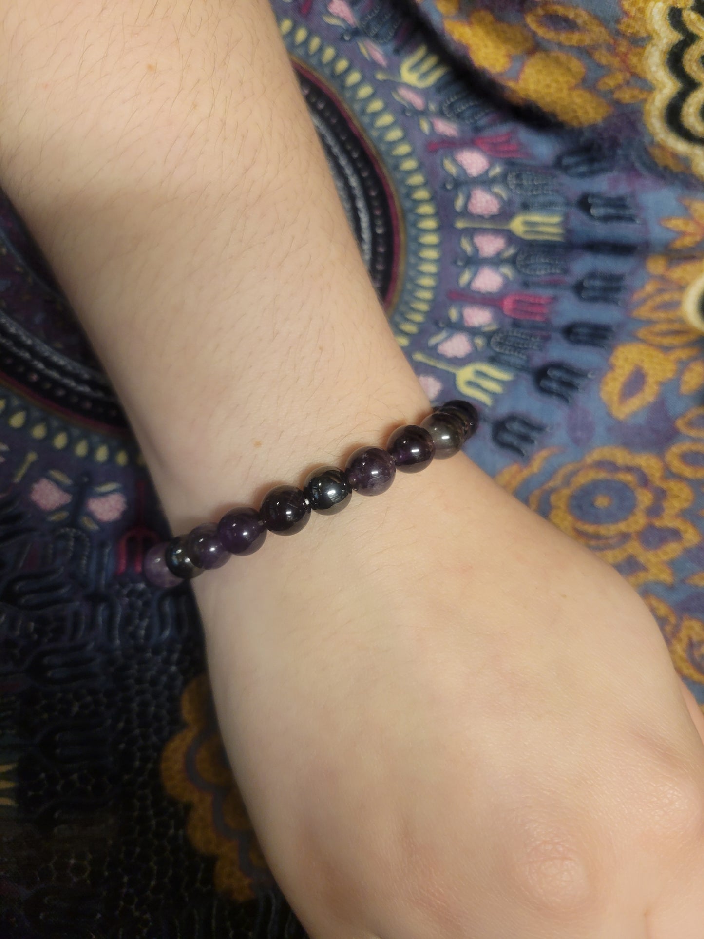 Good Health Amethyst Lucky Magnetic Bracelet