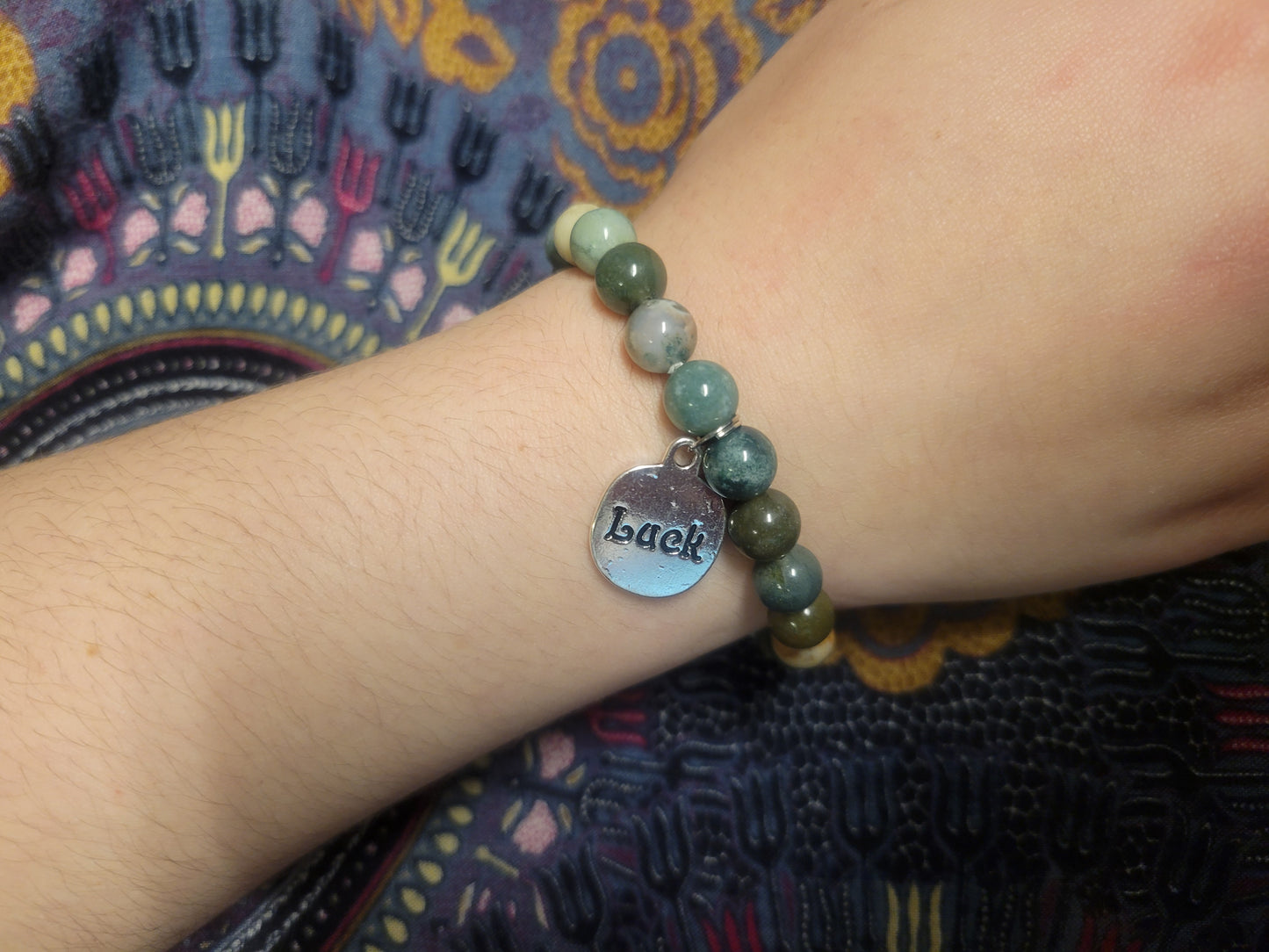 Luck & Miracles Agate Wax Seal Bracelet