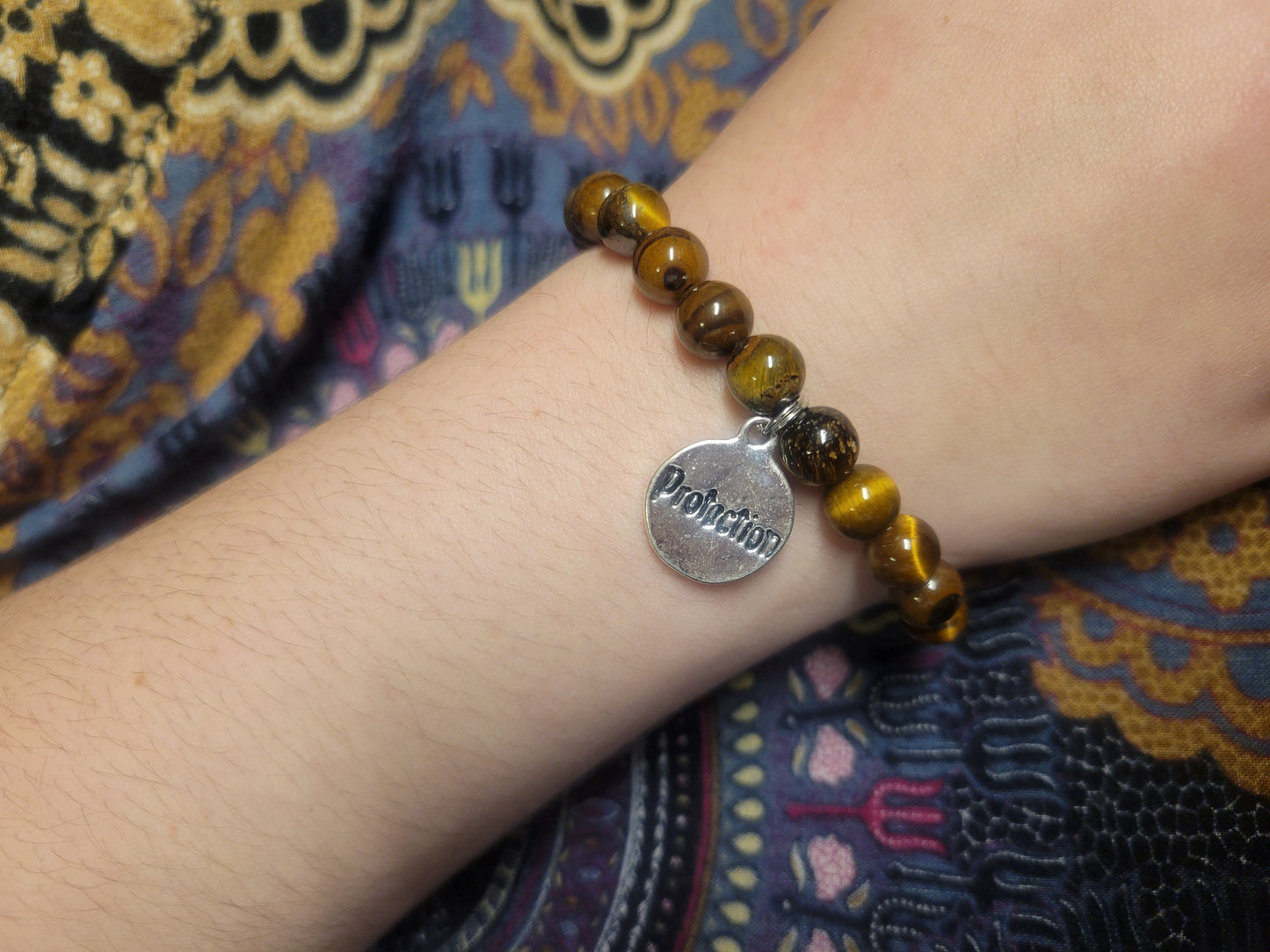 Protection Tiger Eye Wax Seal Bracelet