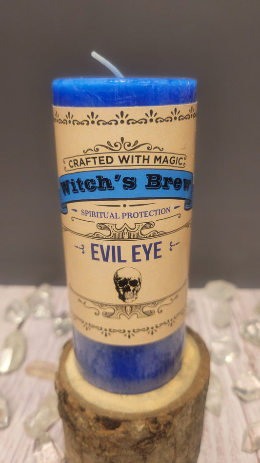 Witch's Brew Pillar - Evil Eye