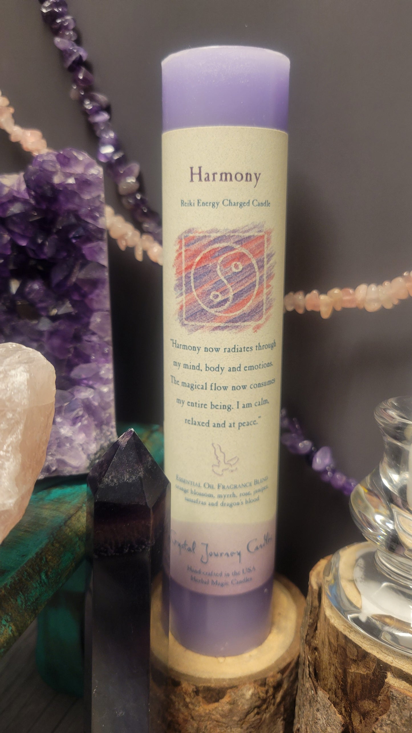 Harmony Crystal Journey Pillar