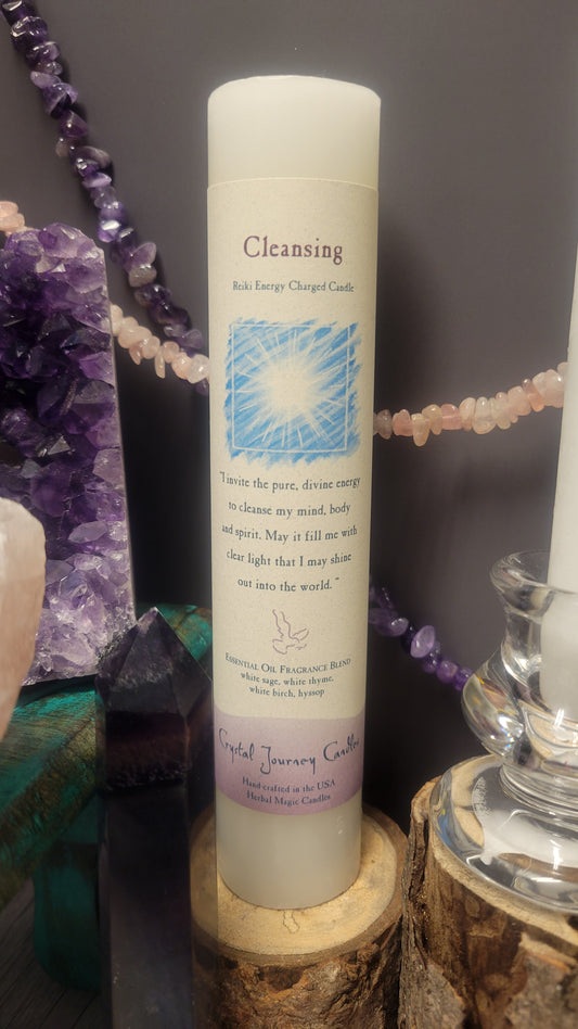 Cleansing Crystal Journey Pillar