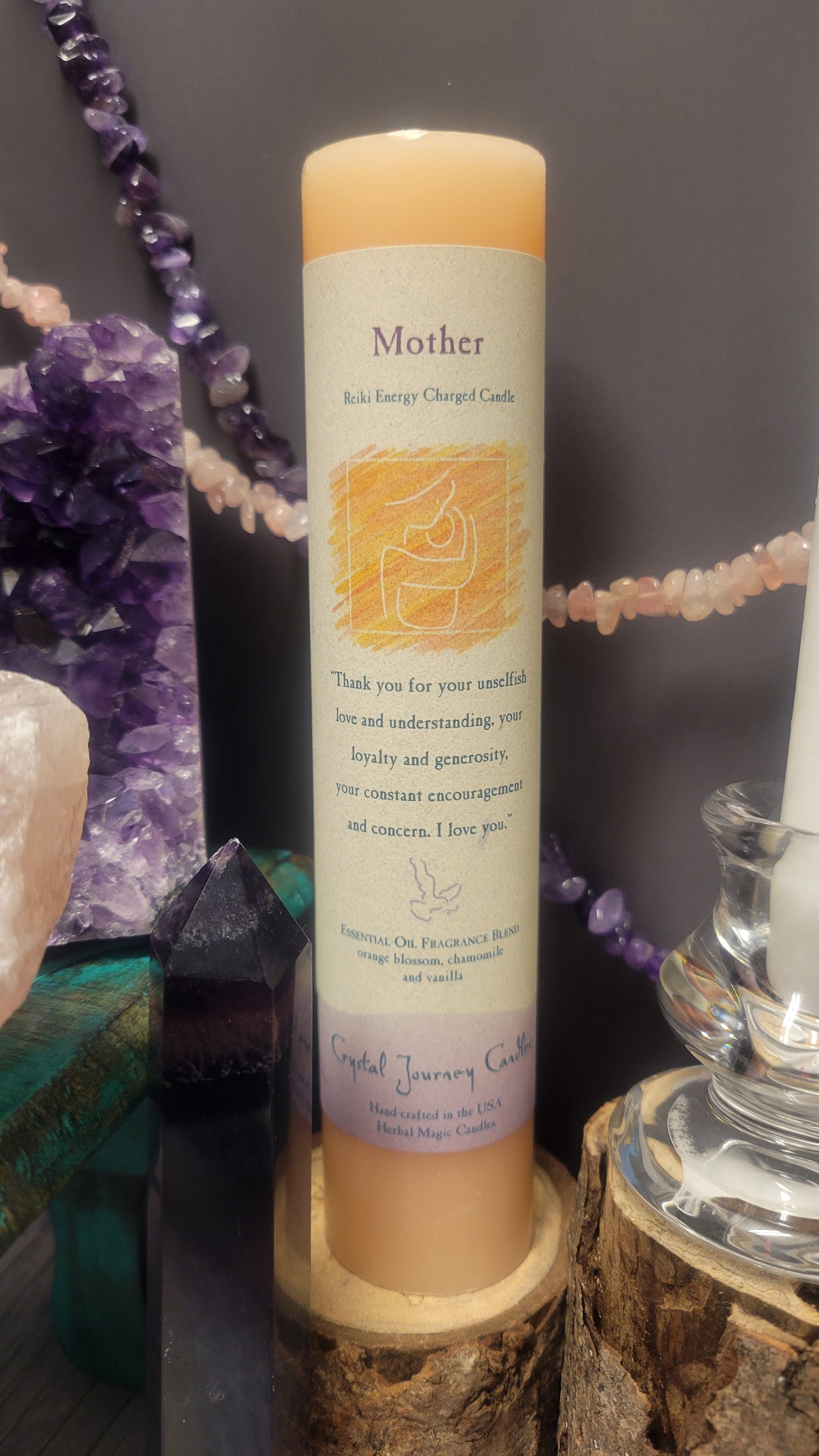 Mother Crystal Journey Pillar