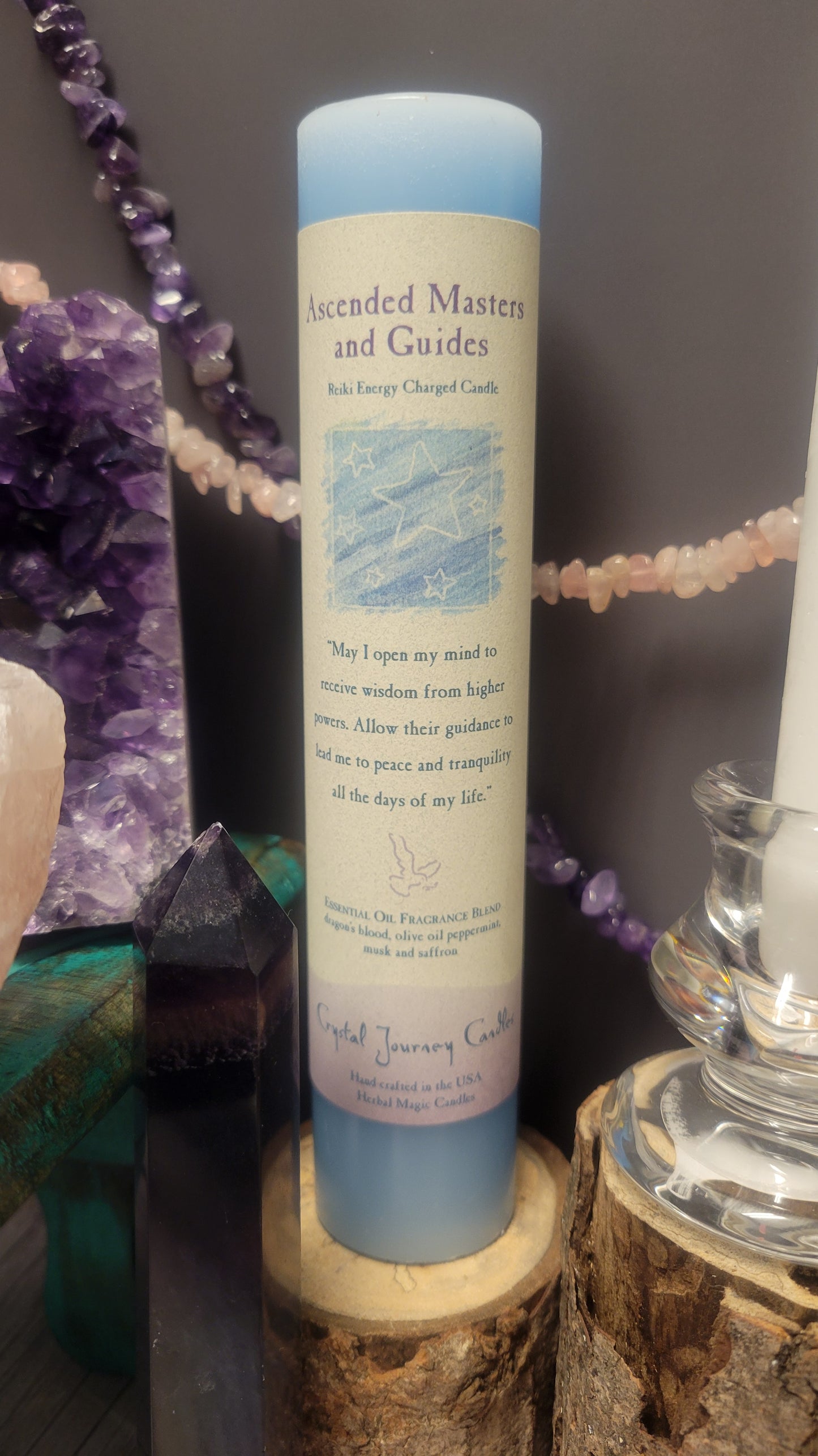 Ascended Masters And Guides Crystal Journey Pillar