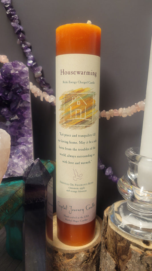 Housewarming Crystal Journey Pillar