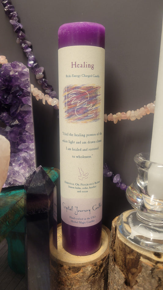 Healing Crystal Journey Pillar