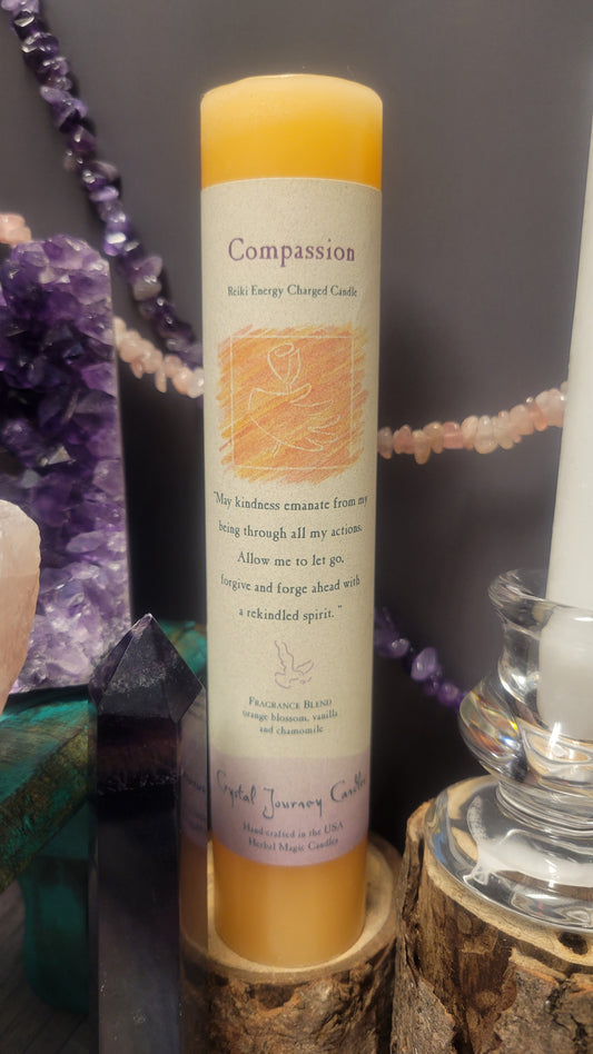 Compassion Crystal Journey Pillar