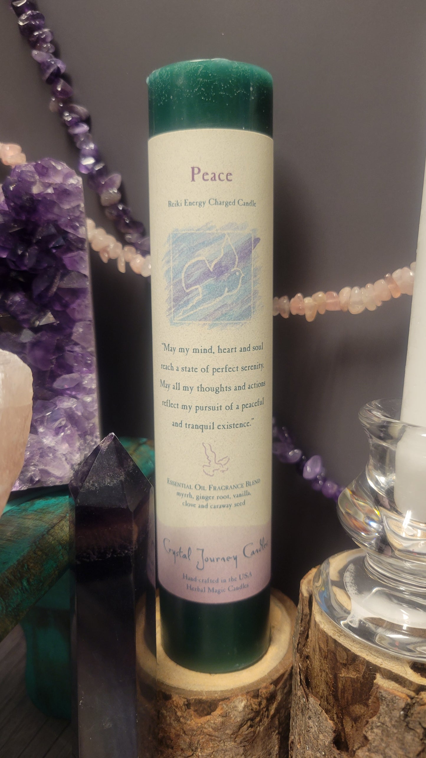 Peace Crystal Journey Pillar