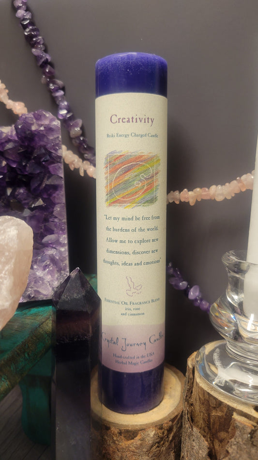 Creativity Crystal Journey Pillar