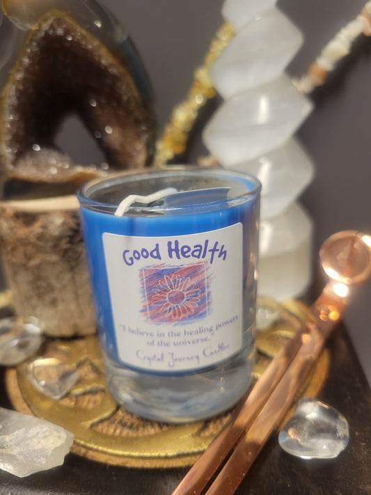 Good Health Crystal Journey Glass Votive