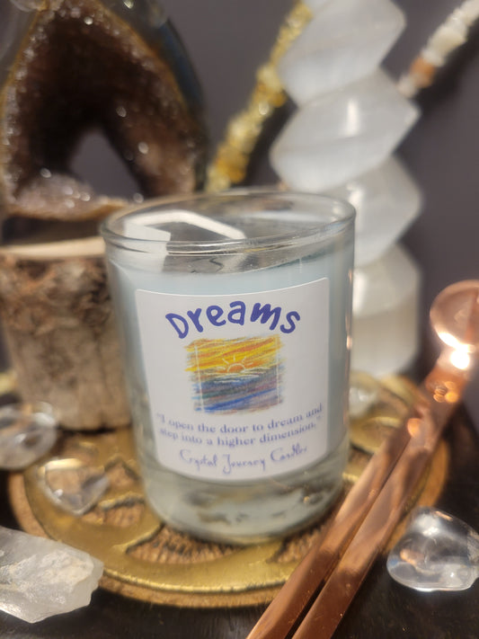 Dreams Crystal Journey Glass Votive