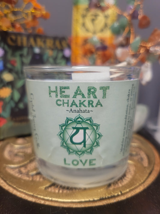 Heart Crystal Journey Glass Votive