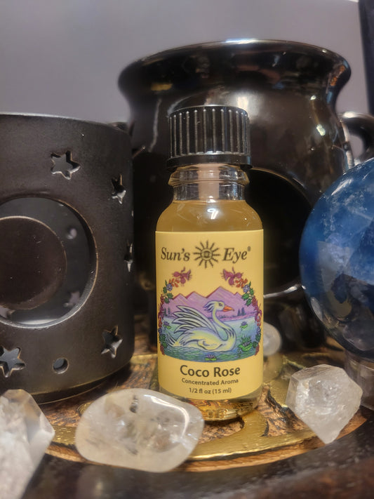 Sun's Eye Coconut Rose Herbal Oil