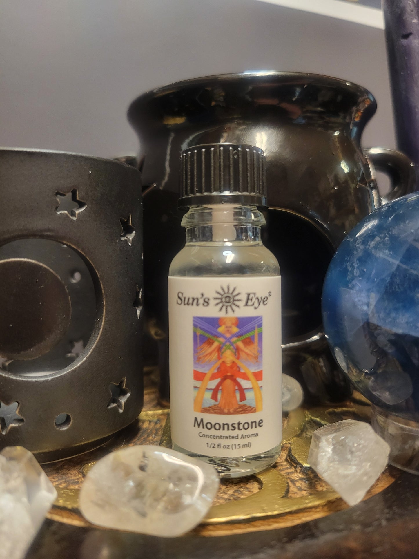 Sun's Eye Moonstone Gem Oil