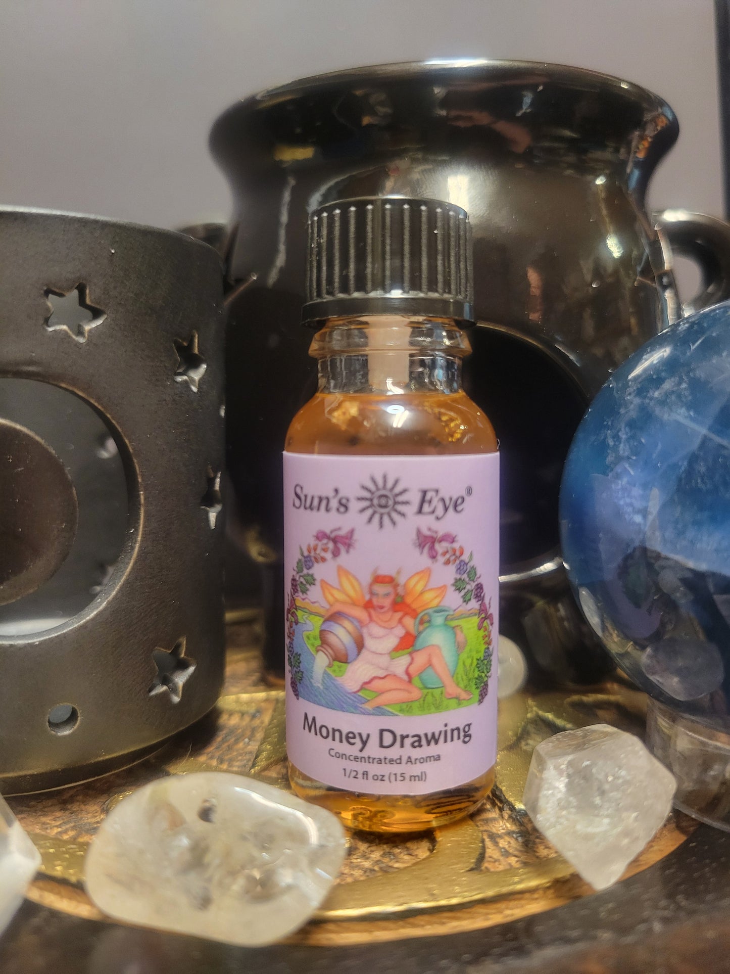 Sun's Eye Money Draw Mystic Blend Oil