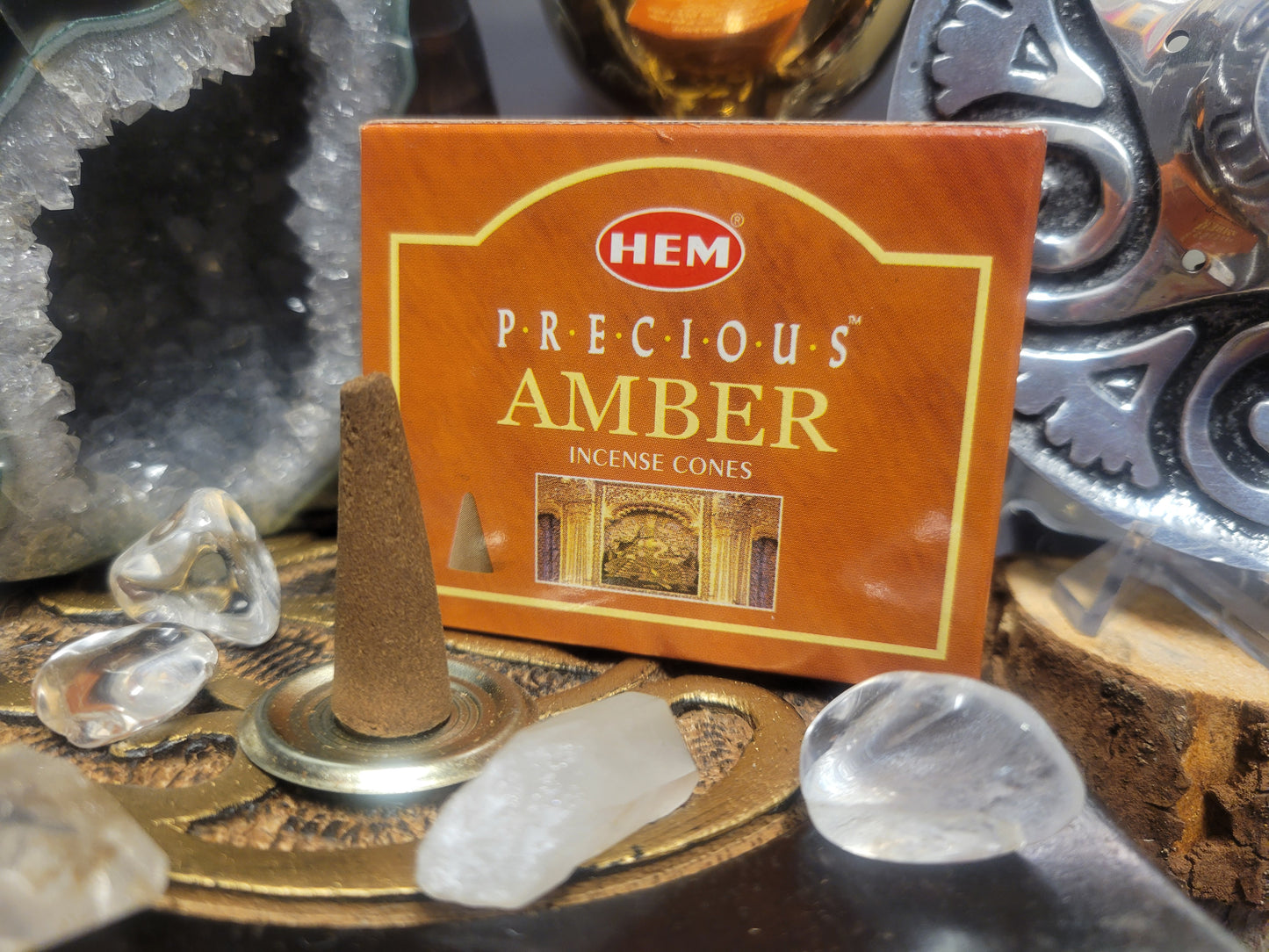 Precious Amber Cone Incense