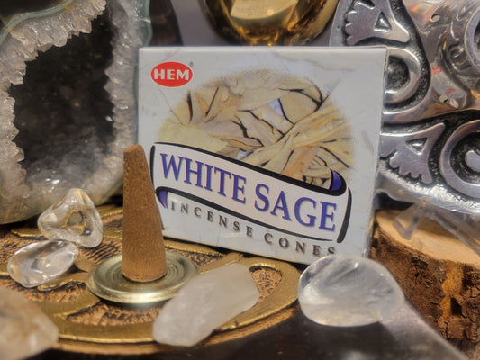 White Sage Cone Incense