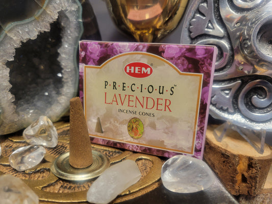 Precious Lavender Cone Incense