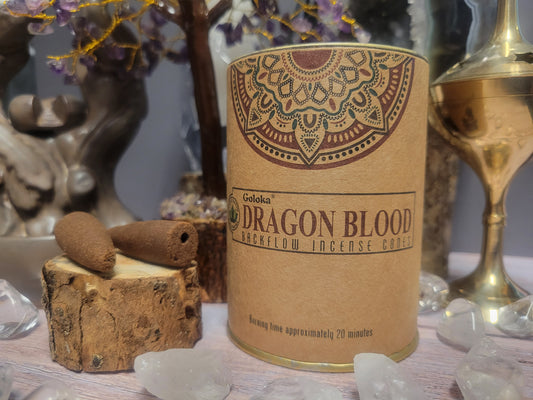 Dragon's Blood Backflow Goloka Incense Cones