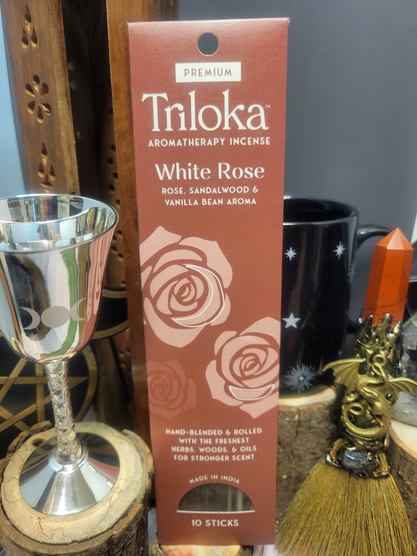 White Rose Triloka Premium Incense