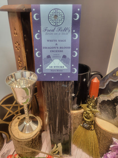 White Sage & Dragon's Blood Stick Incense