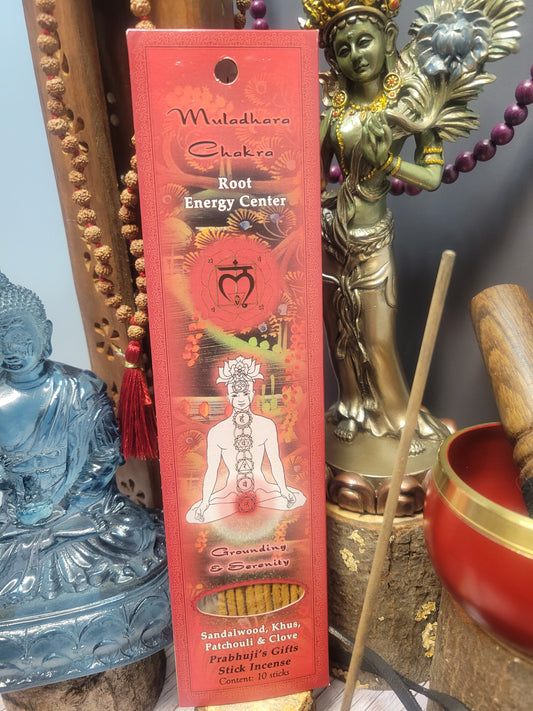 Muladhara (Root) - Grounding & Serenity Prabhuji's Gifts Incense