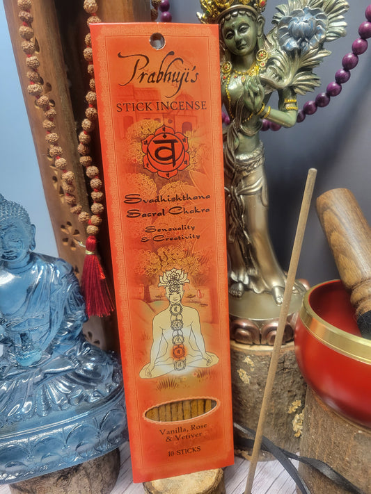 Svadhisthana (Sacral) - Sensuality Prabhuji's Gifts Incense